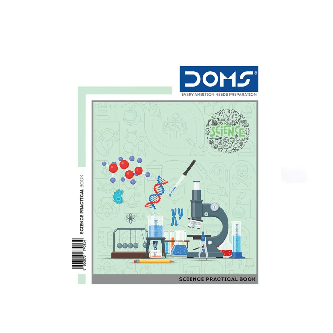 Doms science practical book / practical notebook ( 132 pages )