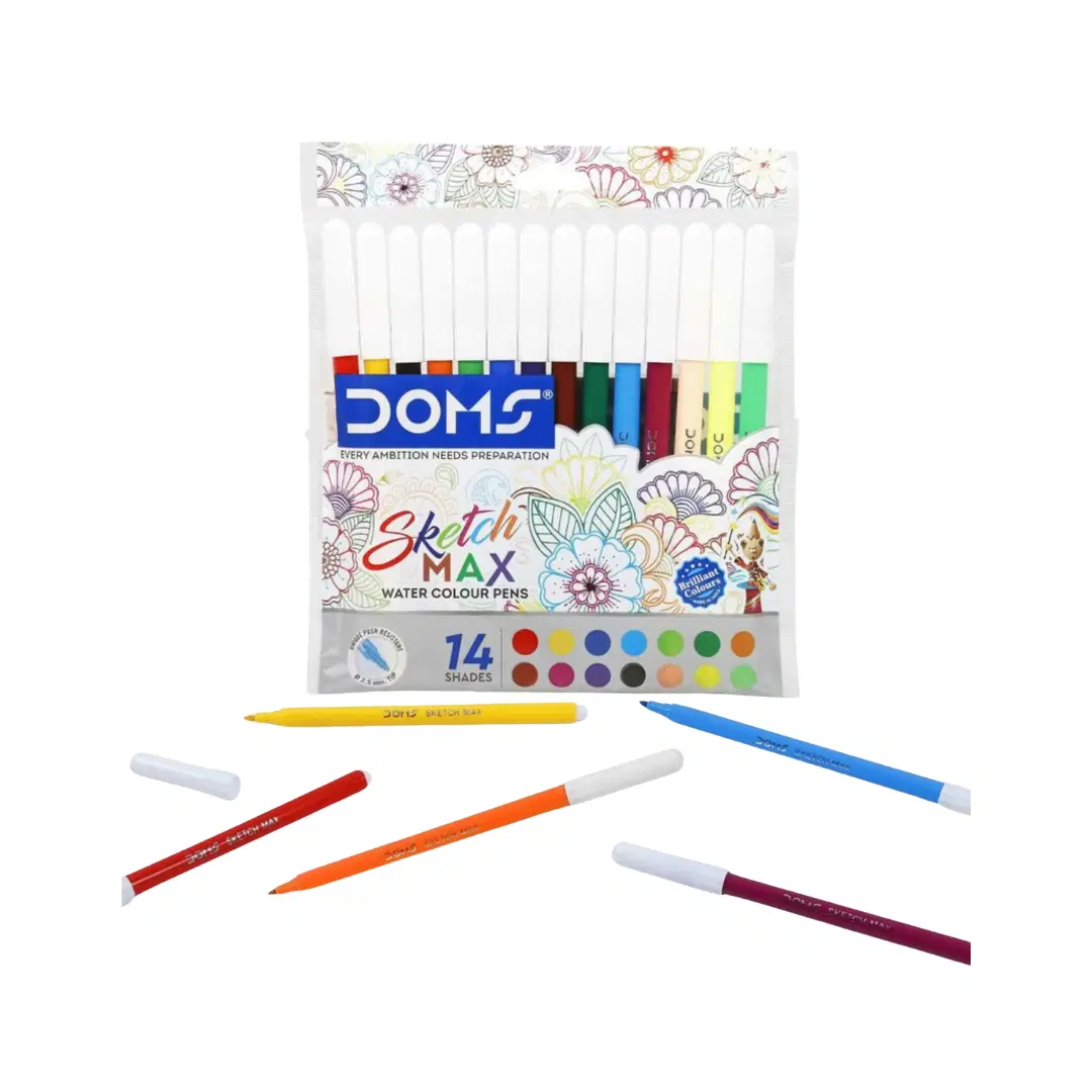 Doms Sketch MAX 14 Shades Watercolour Sketch Pens 