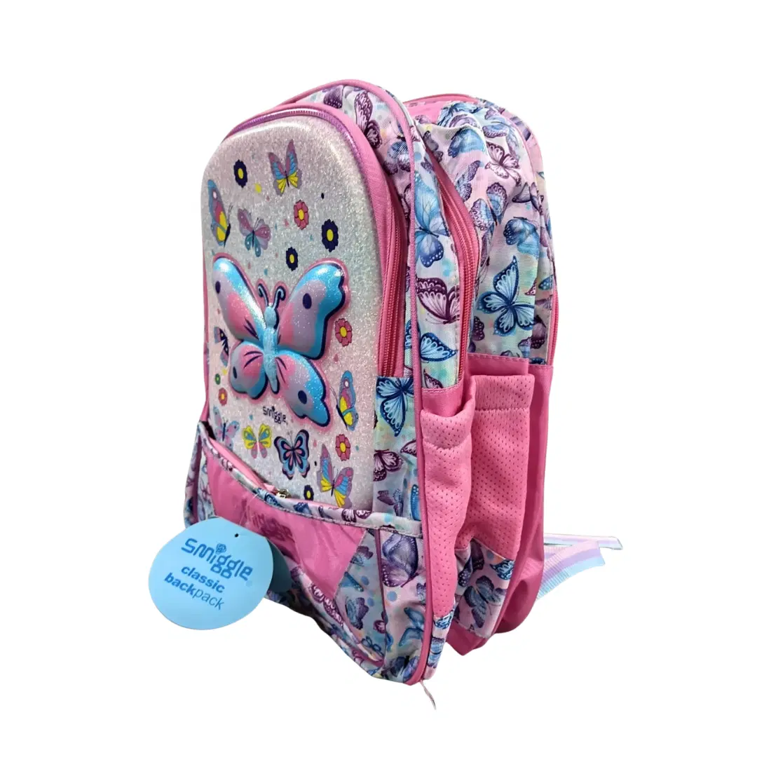 Smiggle classic bag / school bag for kids / butterfly shape