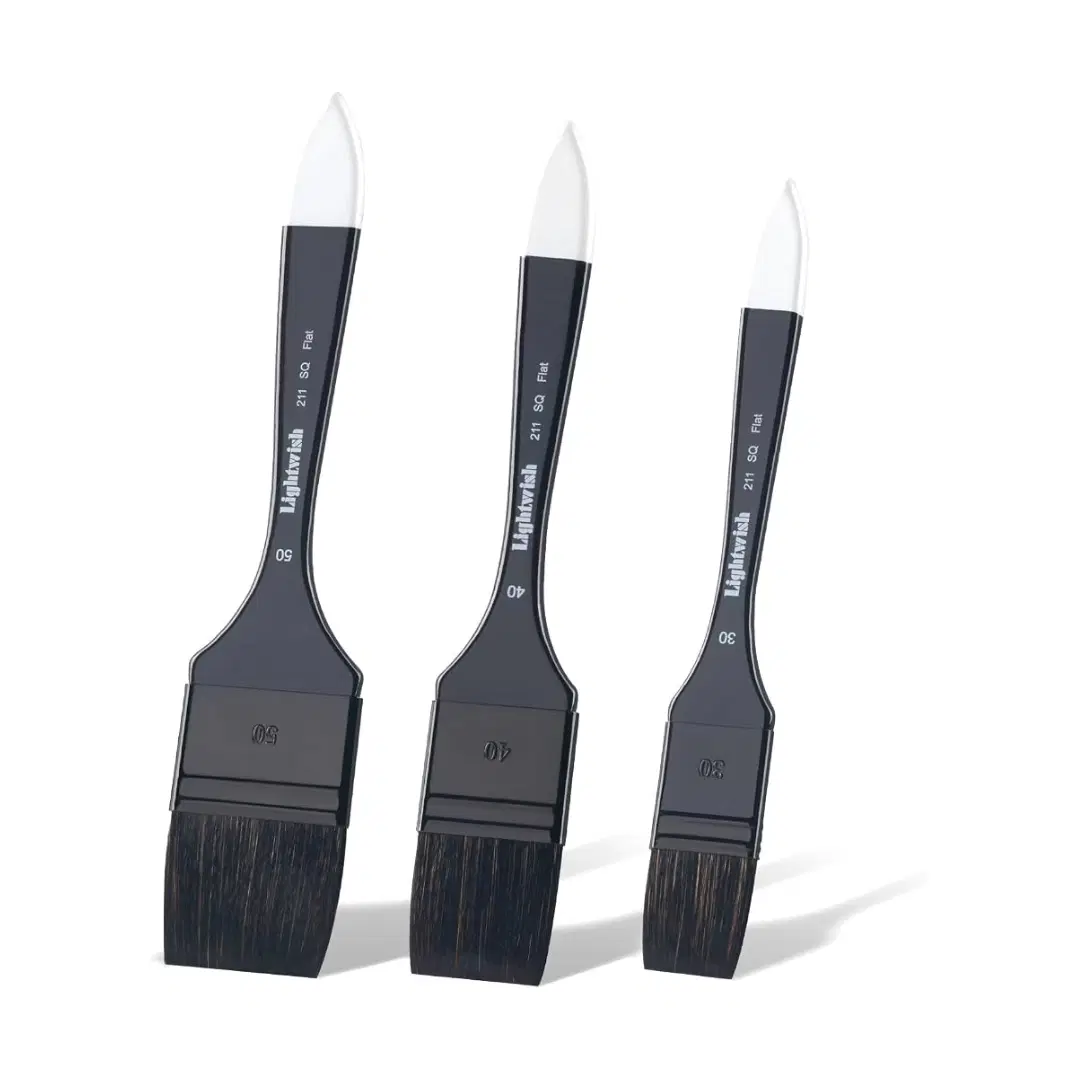 Artpavilion wash brush set of 3pcs - ( 25mm , 38mm , 50mm )