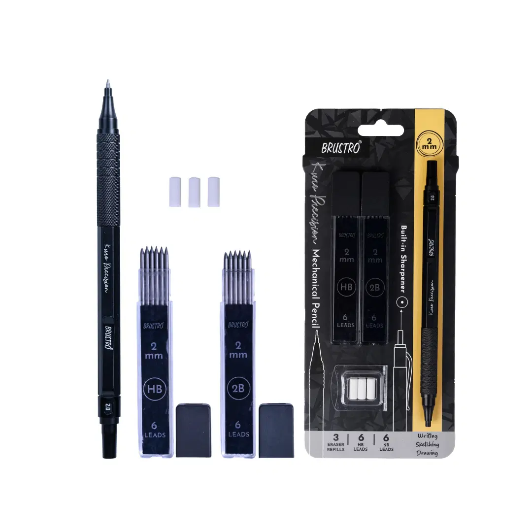 Brustro Kuro Precision Mechanical Pencil - 2mm / Lead pencil / drawing pencils