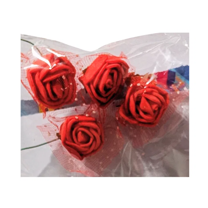 Rose Small Flower 4pcs / small flowers for project / project materials