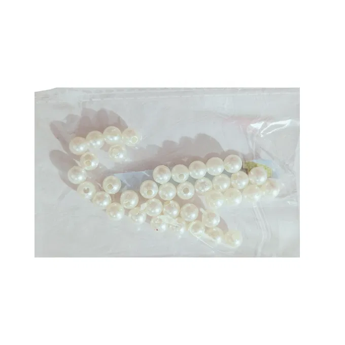 White Moti / white beads for project / project material / white stones for project 