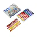 Doms Wax Crayons ( Shades-10 ) / wax crayons for kids / small crayons for return gift – image 2