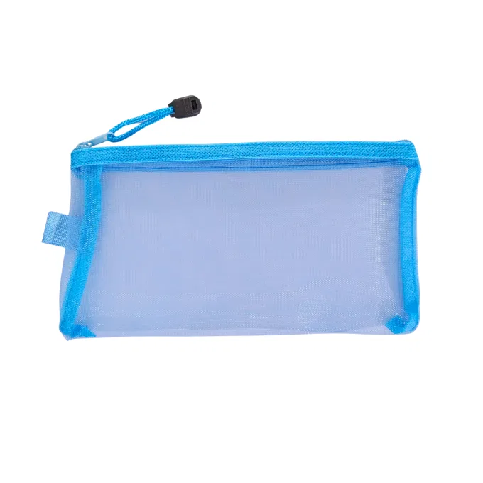 Plain Transparent Pencil Kit / transparent pencil box / Transparent Pouch / Net transparent pouch