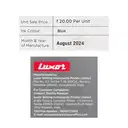 Luxor Permanent Marker (Blue) / Marker / Blue Marker / Luxor marker – image 2