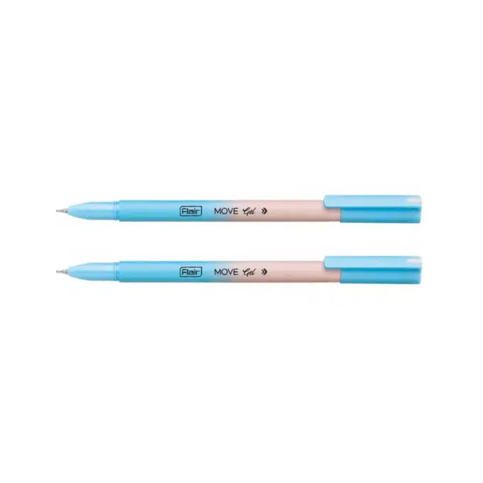 Flair Move blue gel pens / blue pen / gel pen blue 
