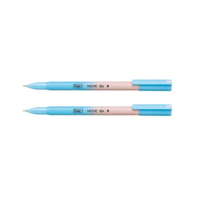 Flair Move blue gel pens / blue pen / gel pen blue 