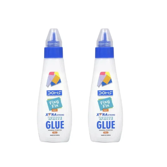 2 Doms Fixy Fix Extra Strong White Glue / small glue / small fevicol 