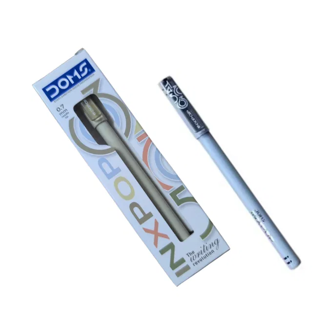 Doms INXPOP Ballpen-Black -0.7mm / black ball pen / 1 pen