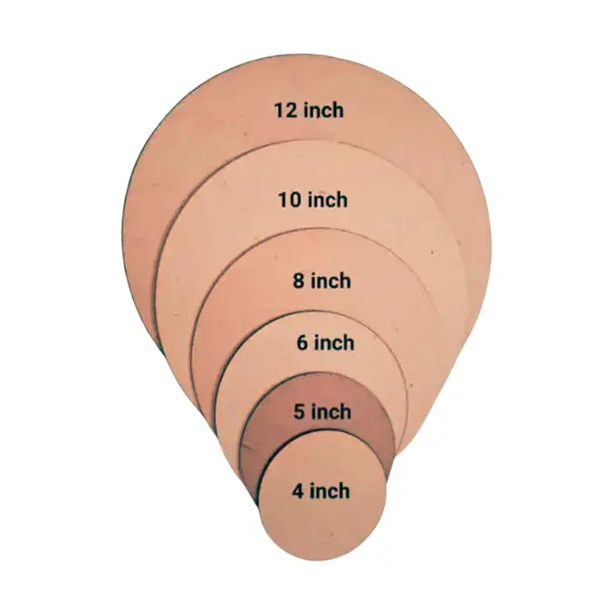 Circle MDF board for painting / round card board (4, 6, 10, 12, 16, 20 inch) / small circle mdf board / large circle mdf board