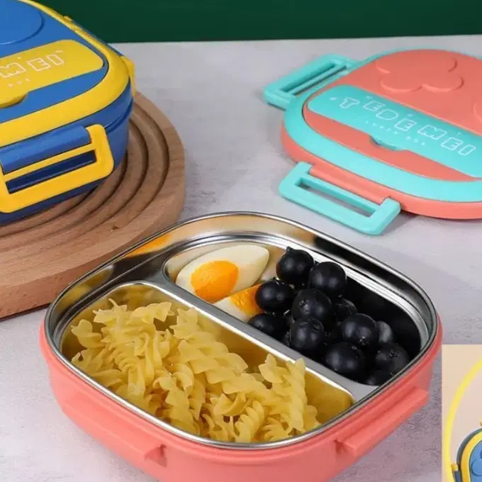 Square shape lunch box / lunch box for kids 