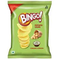 BINGO POTATO CHIPS CREAM & ONION