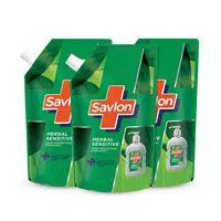 SAVLON HERBAL SESITIVE HANDWASH POUCH