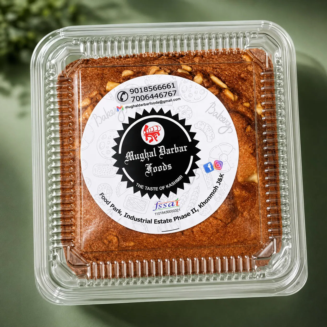Plain Cake By Mughal Darbar, (Sweet), 250g
