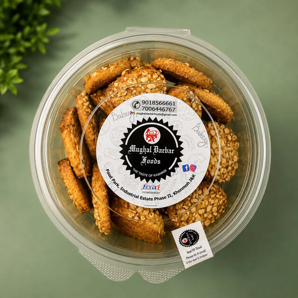 Peanut Biscuits, By Mughal Darbar, 300g