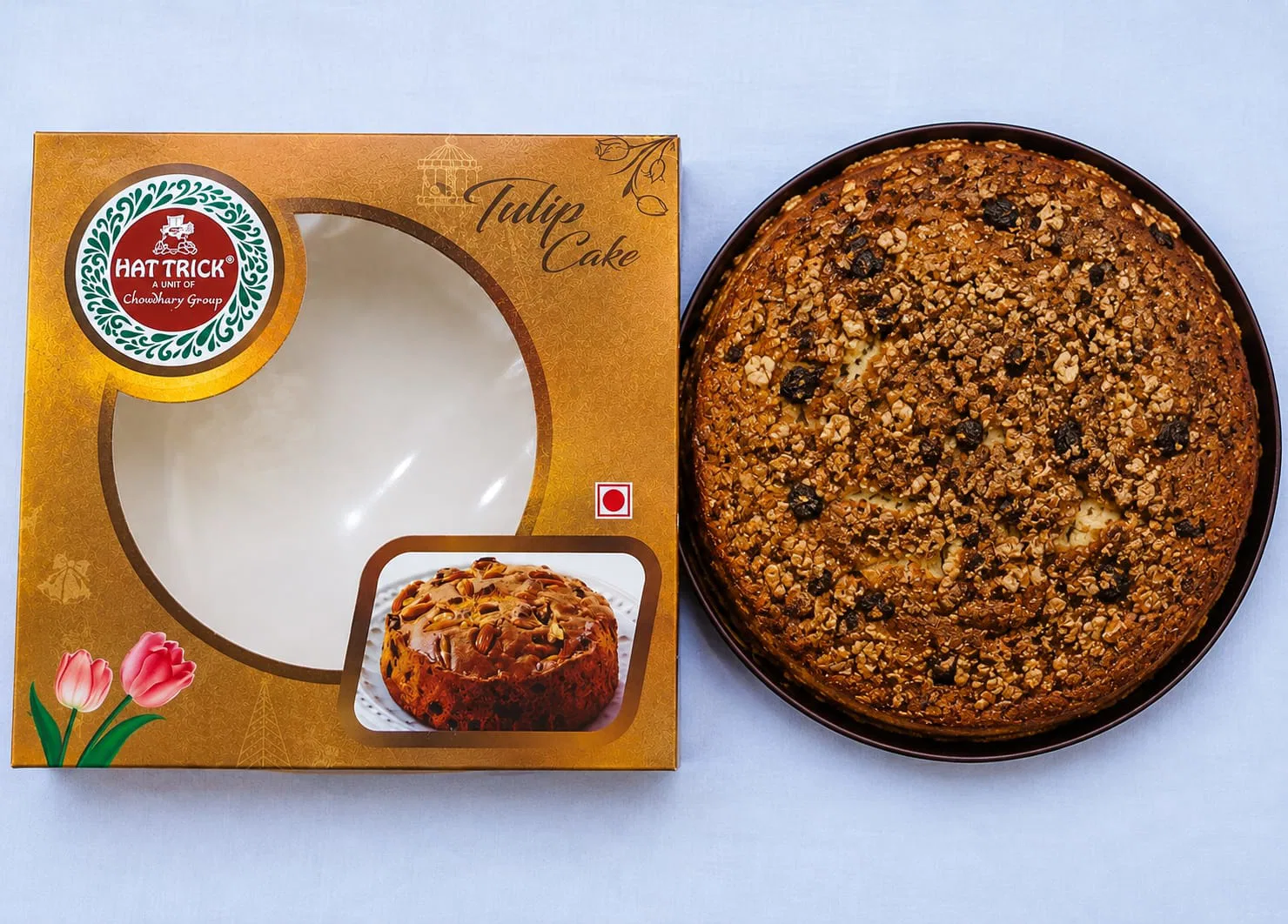 Tulip Walnut Cake Round by Hat Trick