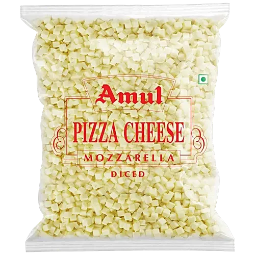 Amul Pizza Cheese Mozzarella, 1 kg Pouch