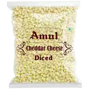 Amul Cheddar Cheese Diced, 1 kg Pouch – image 1