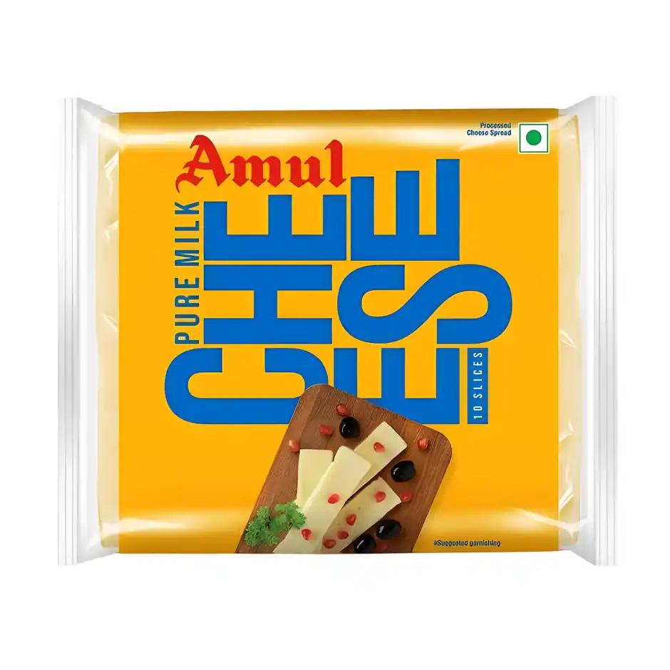 Amul Cheese Slices, 200g, 10 Slices
