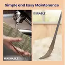 Chakaachak Broom for Floor Cleaning, Washable Fiber Jhadu for Home, Long Handle  – image 2