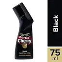 Cherry Blossom, Black Liquid Shoe Polish, 75g – image 1