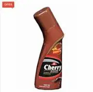 Cherry Blossom, Dark Tan, Liquid Shoe Polish, 75g