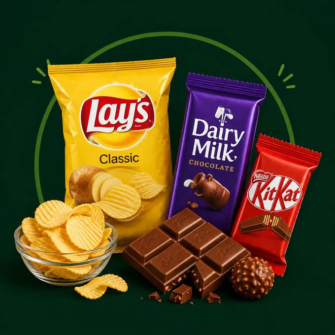 Chips, Chocolates & Namkeens