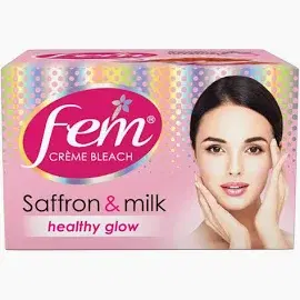 Fem Saffron & Milk Healthy Glow Creme Bleach
