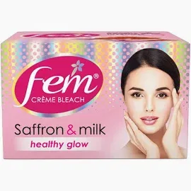 Fem Saffron & Milk Healthy Glow Creme Bleach