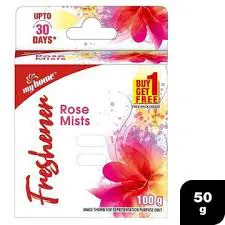 My Home Bathroom Freshener, Rose Mint, Buy 1 Get 1 Free, 50g+50g