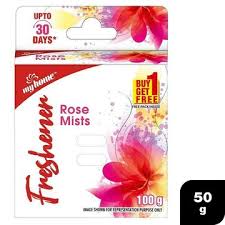 My Home Bathroom Freshener, Rose Mint, Buy 1 Get 1 Free, 50g+50g