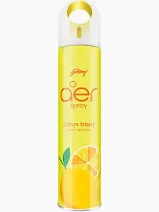 Godrej aer Spray, Room Freshener for Home & Office - Citrus Blast (200 ml), Long-Lasting Fragrance