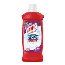 Harpic Red Bathroom Cleaner Liquid, Floral Bloom, New Thicker Bathroom Floor Cleaner