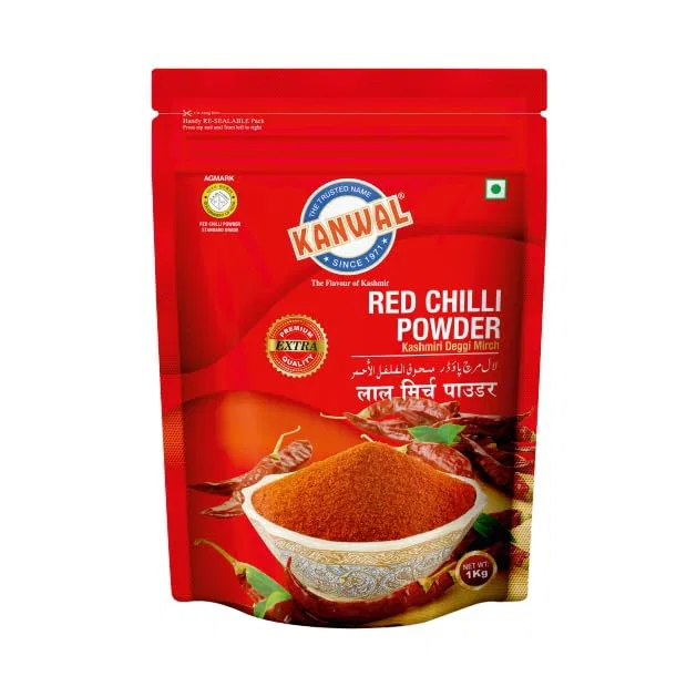Kanwal Kashmiri Lal Mirch, (Red Chilli Powder), 1 Kg