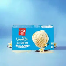 Kwality Wall's Vanilla Ice Cream Maid with Milk, 700ml Brick