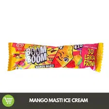 Kwality Wall's Boom Boom Mango Duet Ice Cream, 42g Stick
