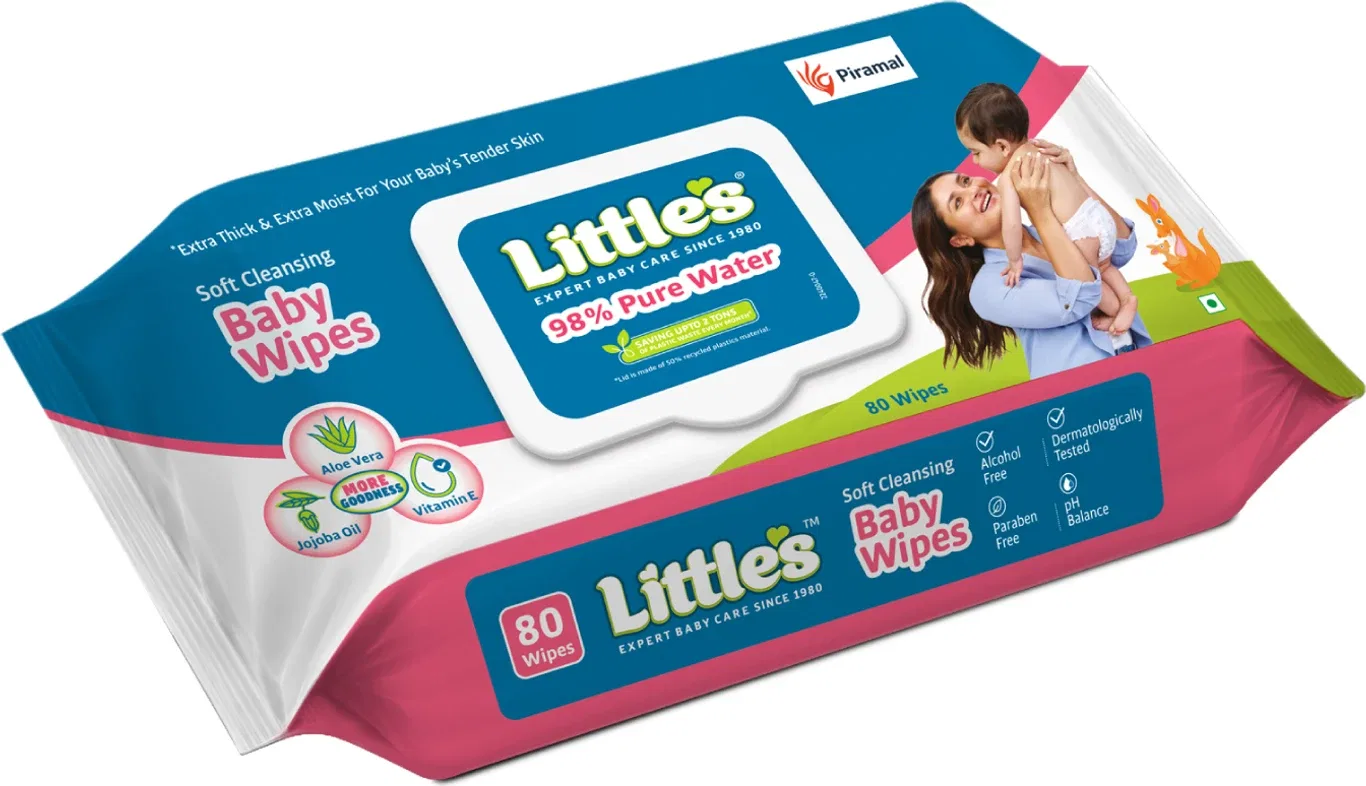 Little's Soft Cleansing Baby Wipes (80 WIPES)