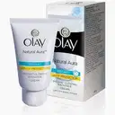 OLAY Natural Aura Instant Radiance Cream with Vitamin B3, Pro B5, E and UV Protection – image 1
