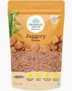 Organic India Jaggery Powder,  100% Organic Sugar Cane, 500g
