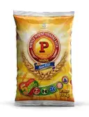 P Mark 11Kg Whole Wheat Chakki Atta, 10+1Kg Free – image 1
