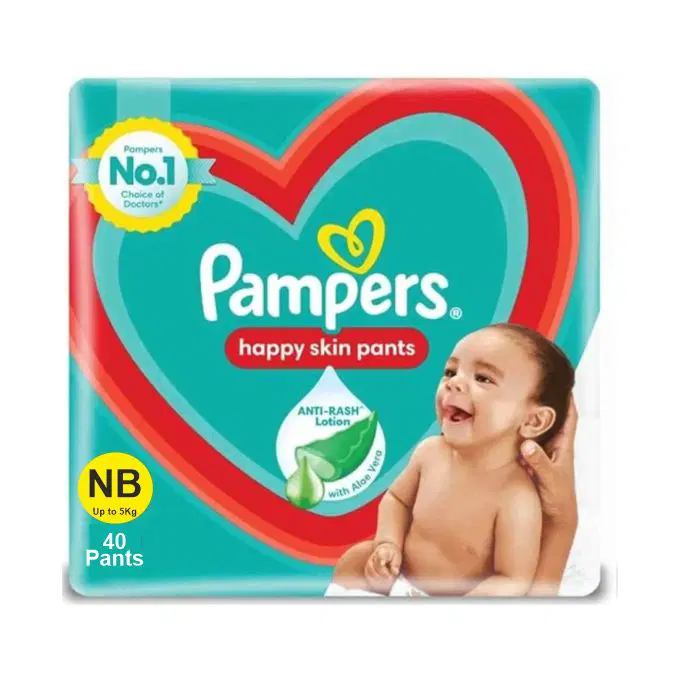 Pampers NB40 Pants, Happy Sleep Pant, New Born Baby Diaper