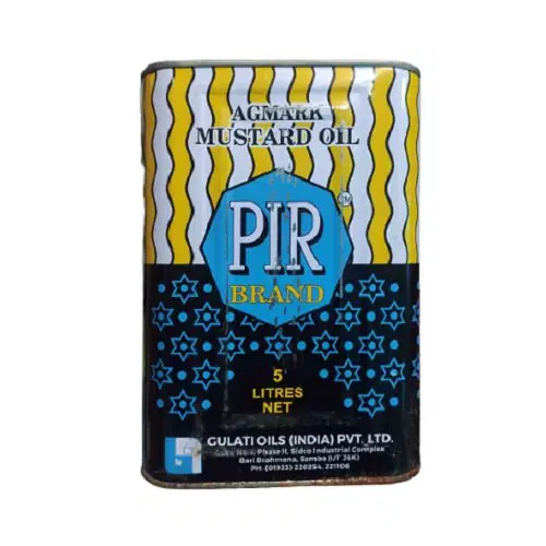 Pir Mustard Oil, 5Ltr Tin