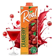 Real Fruit Power Cranberry Fruit Juice, 1 Ltr