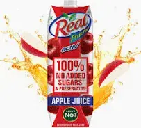 Real Apple Juice, 100% No Added Sugar, 1Ltr