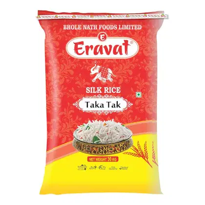 Eravat Taka Tak Silk Parmal Rice 30Kg Bag 