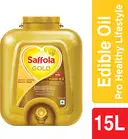 Saffola Gold Refine Cooking Oil, 15Ltr – image 1