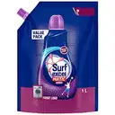 Surf Excel Matic Front Load Liquid Detergent, 1L Refill Pouch Removes Tough Dried Stains – image 1