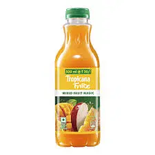 Tropicana Mixed Fruit Delight Juice, 500 ml Bottle