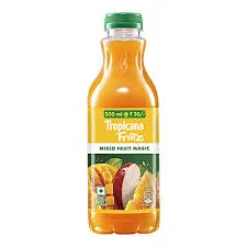 Tropicana Mixed Fruit Delight Juice, 500 ml Bottle